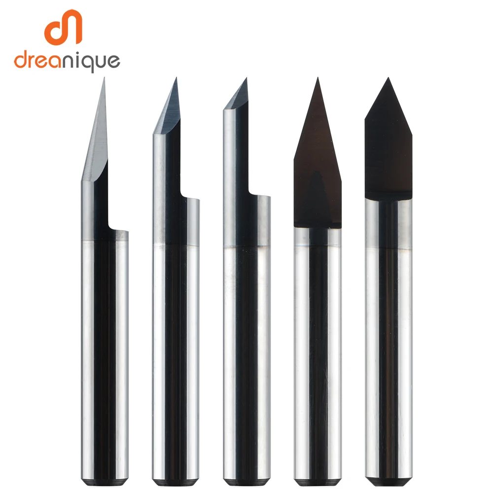 1 шт./лот плоское дно карбида PCB Гравировальный Бит 0 3 мм 2 ЧПУ Инструмент для