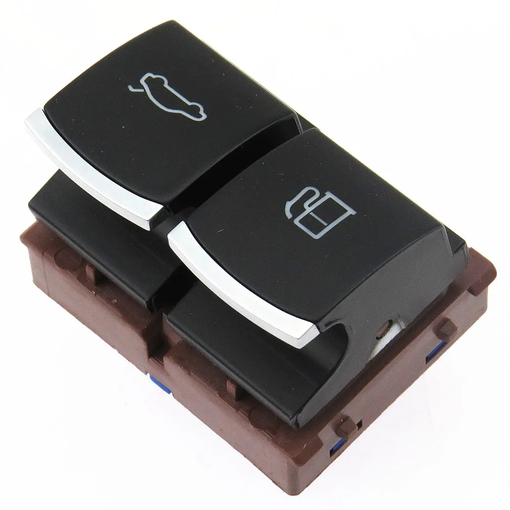 

SCJYRXS Chrome Fuel Tank Door Trunk Release Button Switch For Passat B6 3C CC MK6 EOS 35D959903 3C0959903B 3C0959903B REH