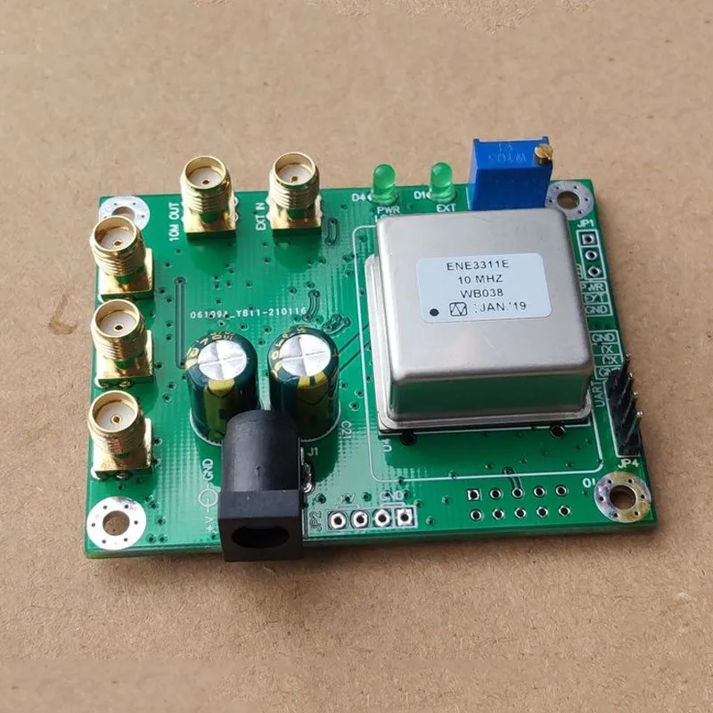 

TZT OCXO-ADJ-S 10MHz OCXO Board Frequency Reference 10K-250M Adjustable 8.4672M 11.2896M Small Size