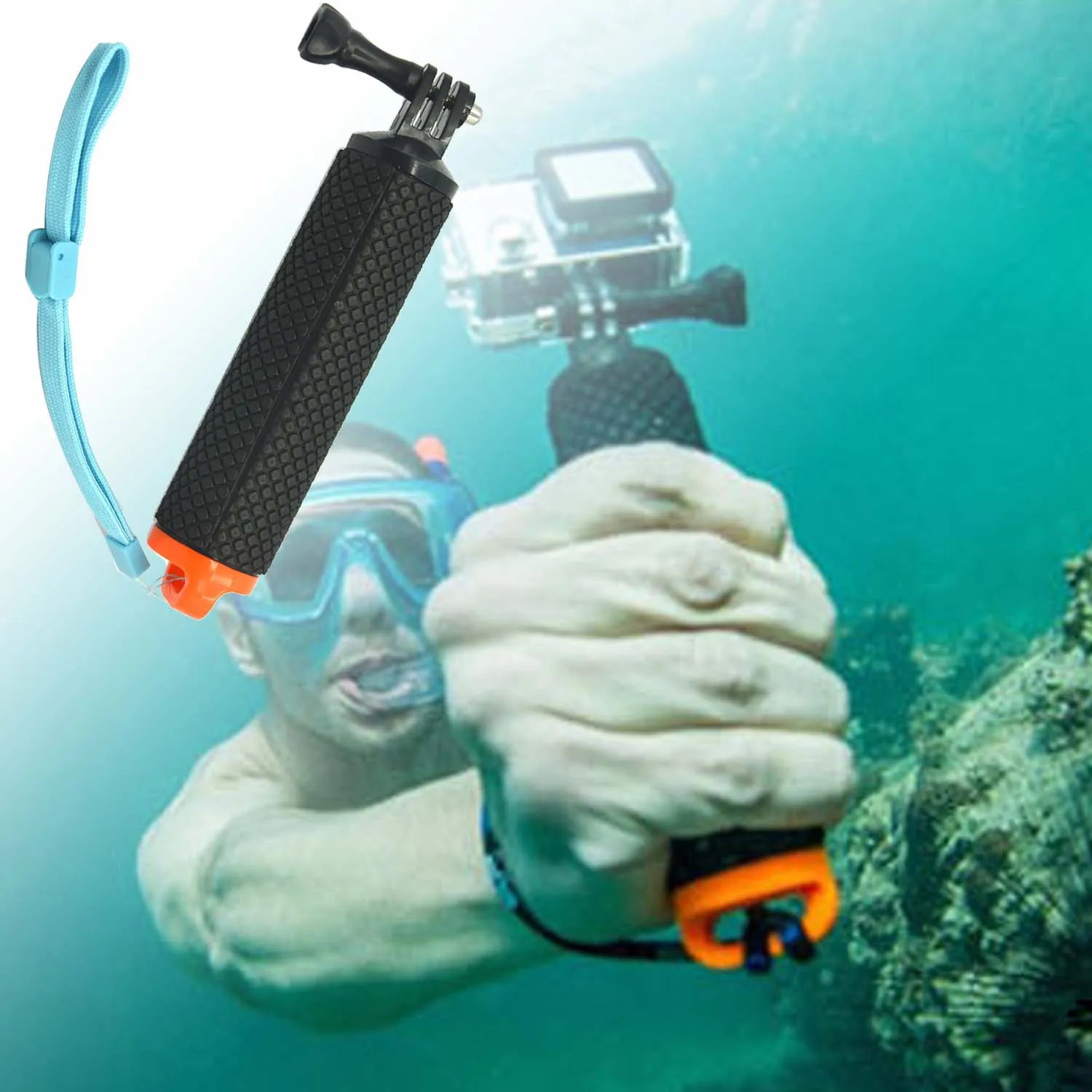 Поплавок Gosear Ручной штатив поплавок монопод для Gopro Go Pro Hero 5 4 3 Xiaomi Yi 2 4K Экшн