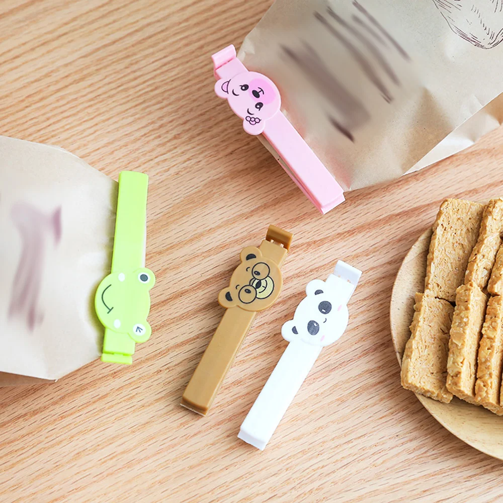 4 шт./компл. зажимы для мешков закусок сумка хранения свежих продуктов