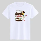 Милые футболки для мальчиков и девочек Nutella, детские топы с кристаллами Nutella, детские подарочные футболки