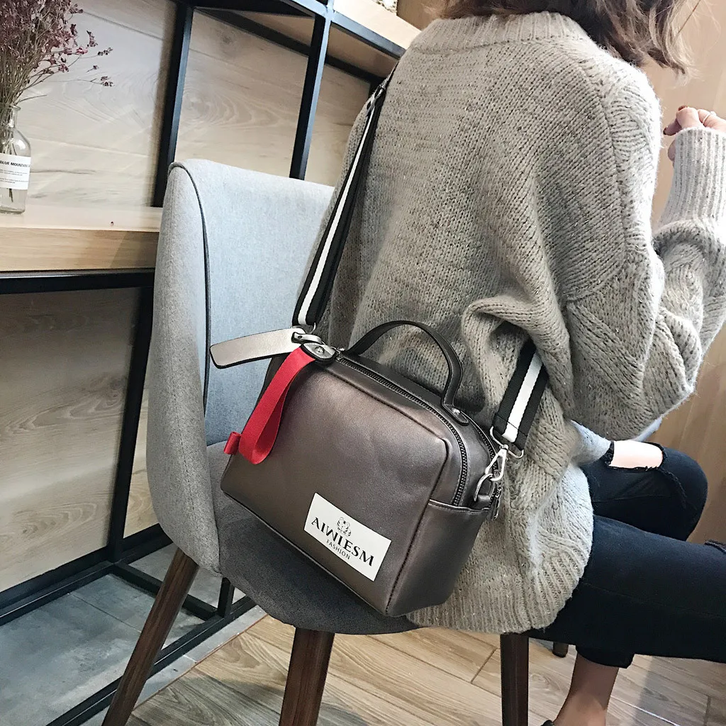 Красная молния конфетные сумки на плечо однотонные Модные Сумки из натуральной кожи через плечо для женщин мягкие женские сумки-мессенджеры bolsa# ZC