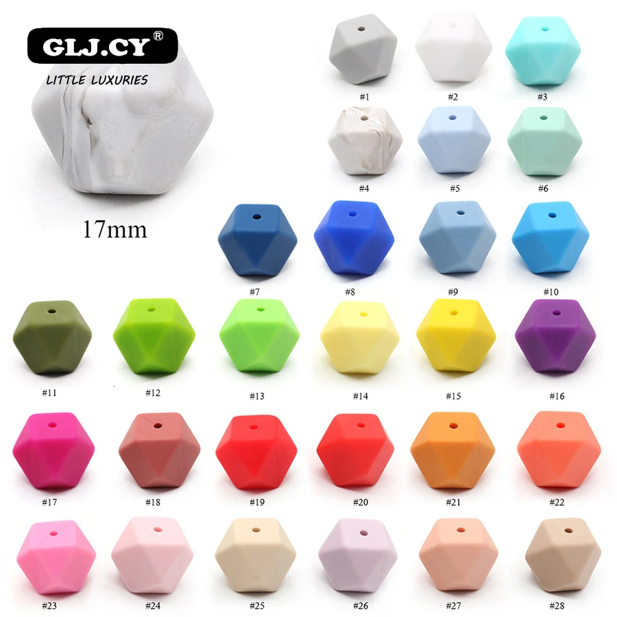 Детские шестигранные Восьмиугольные бусины 17 мм 10 шт. | Мать и ребенок