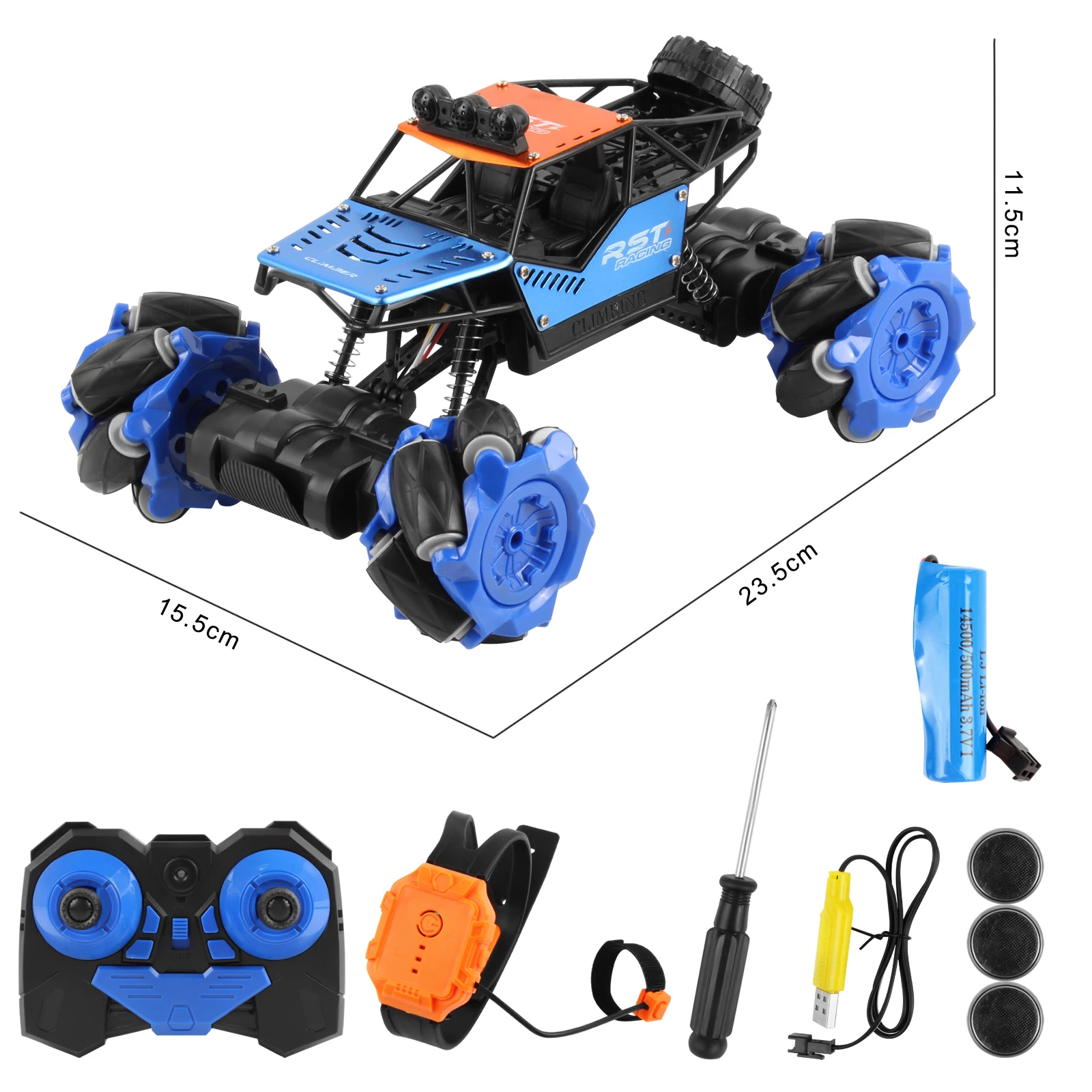 

Wecute Alloy climbing Remote Control Car Gesture Induction Off-Road Vehicle Drift Dancing Side Driving RC Toy Gift for Kids