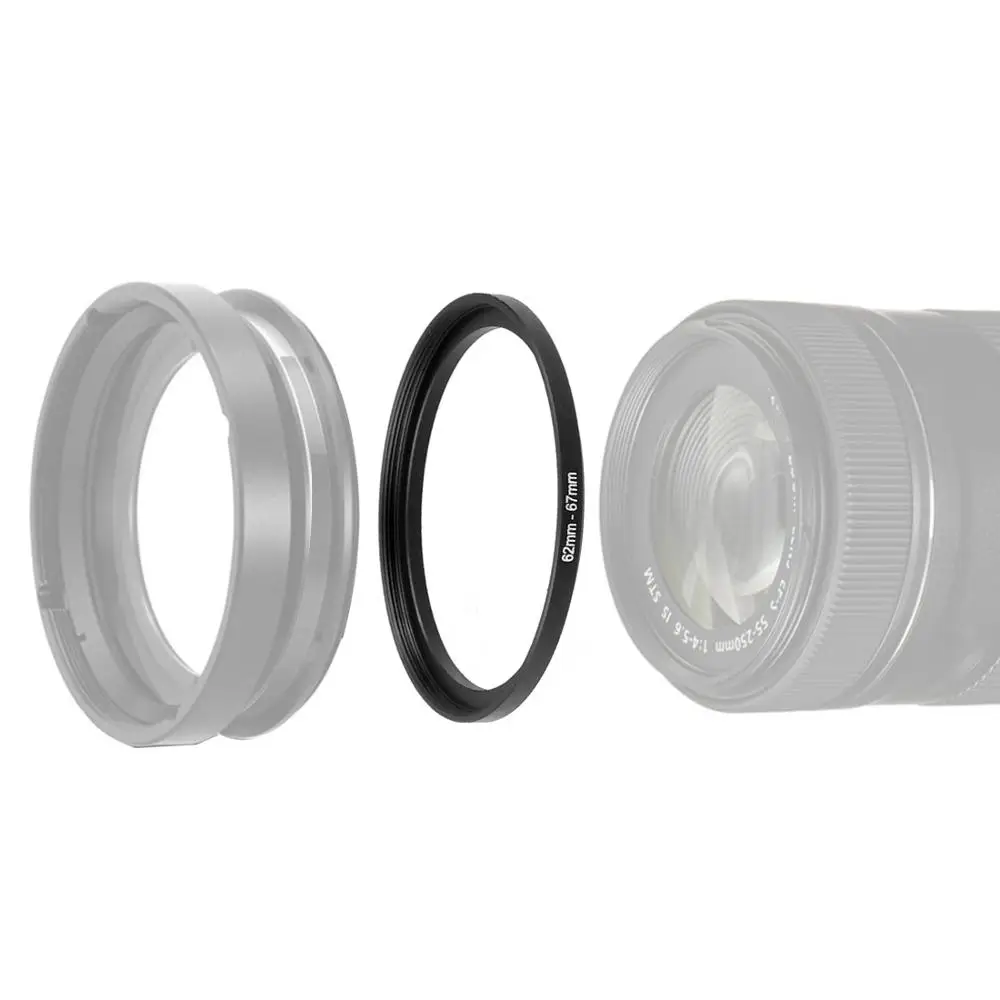 

Metal Step Up Ring Camera Lens Adapter Filter Mount M to F 49-52mm 52-55mm 55-58mm 58-62mm 62-67mm 67-72mm 72-77mm 77-82mm