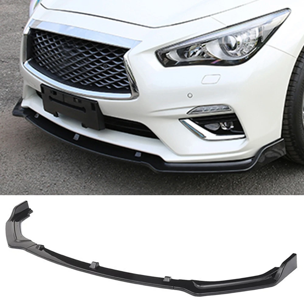 Углеродное волокно передний бампер спойлер для Infiniti Q50 стандартный только 2018 2019 PP