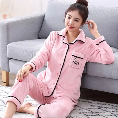 model 25 Одежда для сна, пижама femme feminino, ночная одежда, серый, белый цвет, комплекты, теплая Пижама с капюшоном для влюбленных, женская, мультяшная, коралловый флис, комплект для отдыха - Цвет: model 25