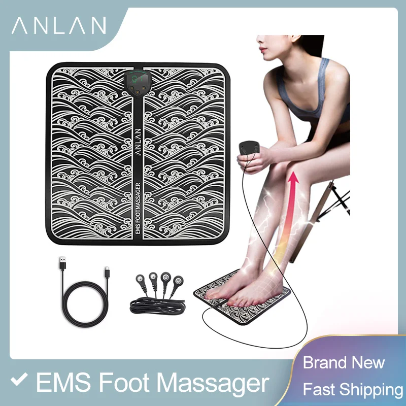 ANLAN Electric EMS Электрический массажер для ступней десятки электродов