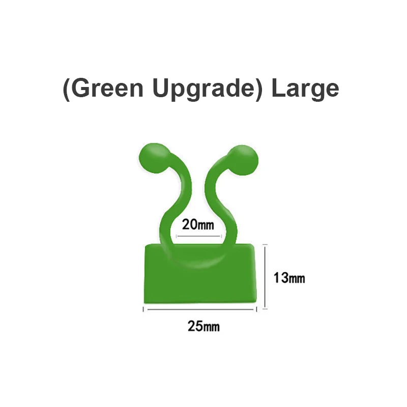 

Hot Sale Invisible Wall Rattan Clamp Clip Plant Climbing Wall Clip Garden Vegetable Plant Support Binding Clip Garden Supplies