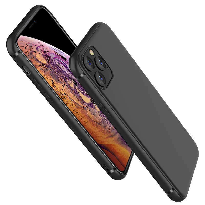 2019 мягкий матовый чехол для iPhone XS Max 8 7 6S 6 Plus 5 5S SE Полный Чехол iPhone11 Pro TPU