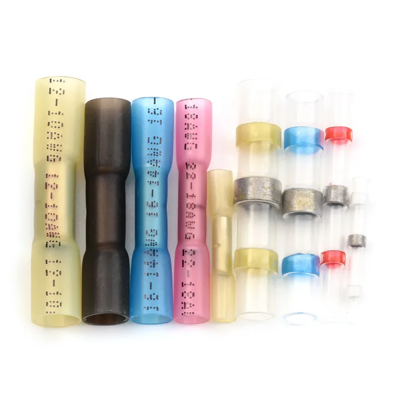 240PCS Heat Shrink Butt Connector Waterproof Insulated Wire Crimp Terminals + Soldered Sleeve Splice Terminal Connectors Set |