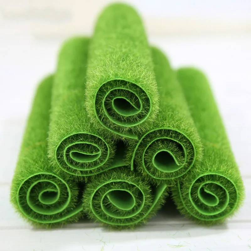 30*30 см настоящий сенсорный Искусственный мох искусственный газон микро ландшафт