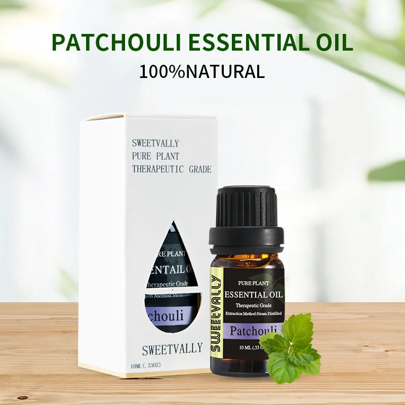 10 мл эфирные масла пачули органическое масло травяные капли для снятия стресса