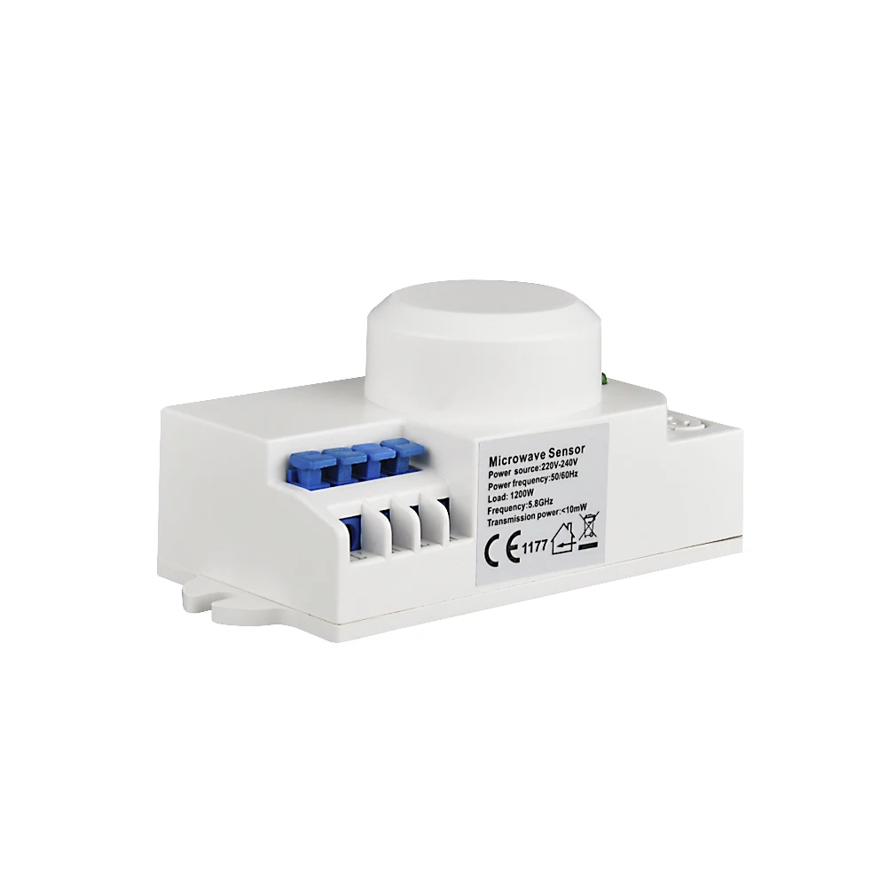 Etouch AC220-240V 5 8 ГГц 360 градусов Установка времени микроволновый датчик радар Датчик