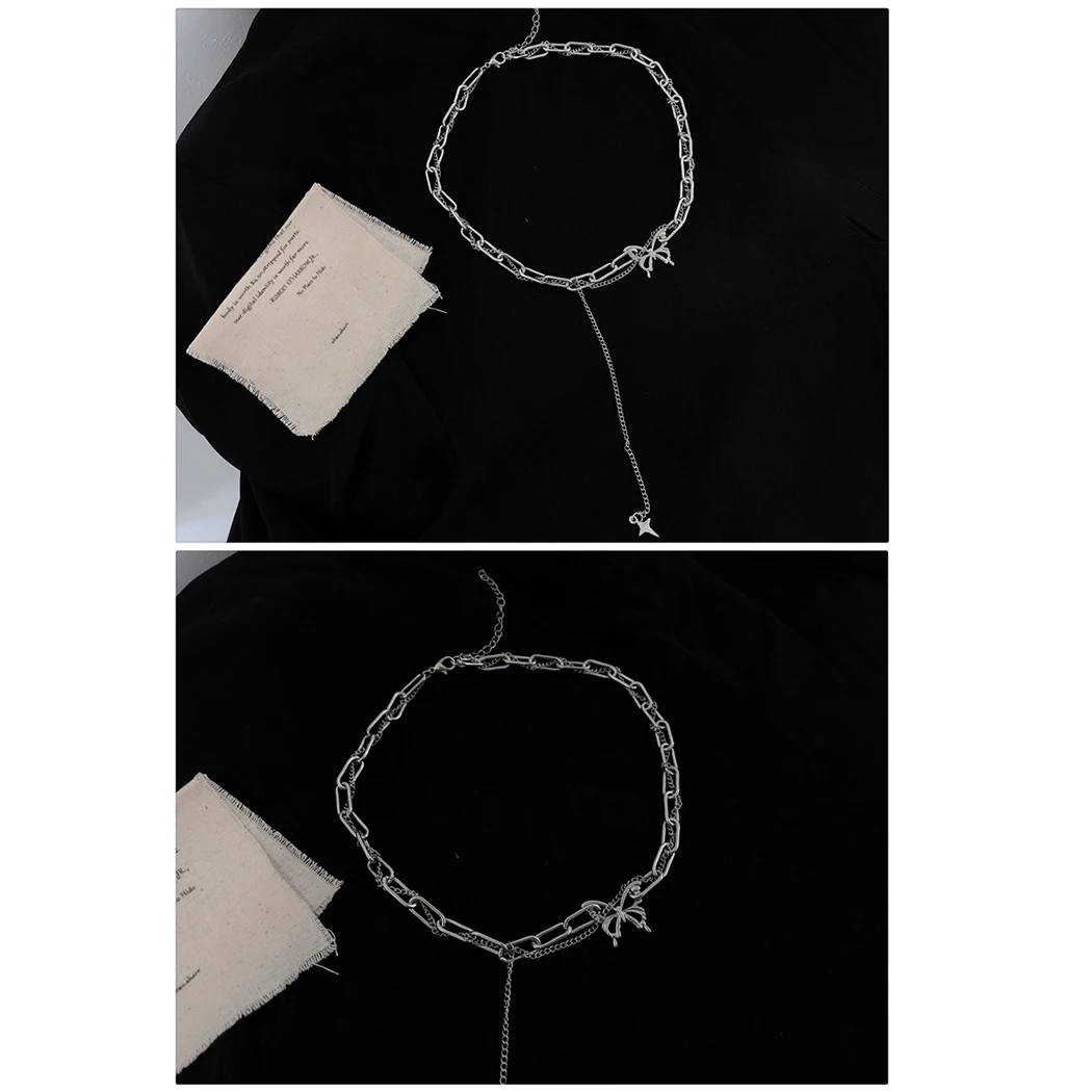 Женское Ожерелье-чокер с бабочкой и кисточкой | Украшения аксессуары