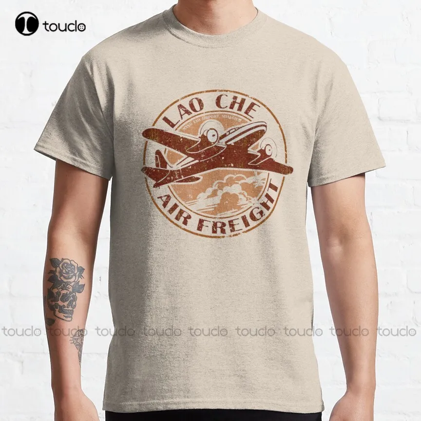 Indiana Jones - Lao Che Air Freight Classic T-Shirt Mens Shirts Clearance Custom Aldult Teen Unisex Digital Printing Tee Shirt