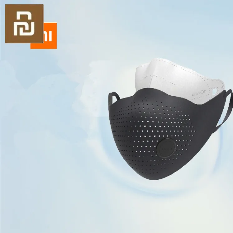 Yuopin AirPOP Air Wear PM0.3 / pm2.5 антидымчатая маска для лица с 2 шт фильтром регулируемые