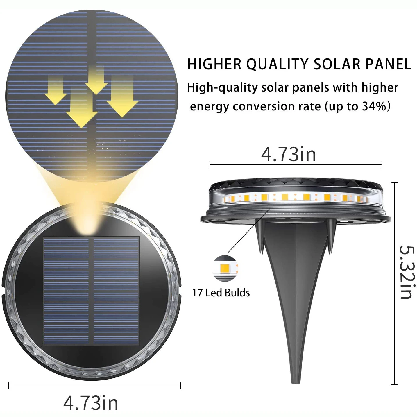 구매 팝 1/4/8pcs 17Led 태양 지상 램프 야외 방수 정원 잔디 통로 도로 크리스마스 장식 풍경 태양 Led 조명 구매 팝 1/4/8pcs 17Led 태양 지상 램프 야외 방수 정원 잔디 통로 도로 크리스마스 장식 풍경 태양 Led 조명