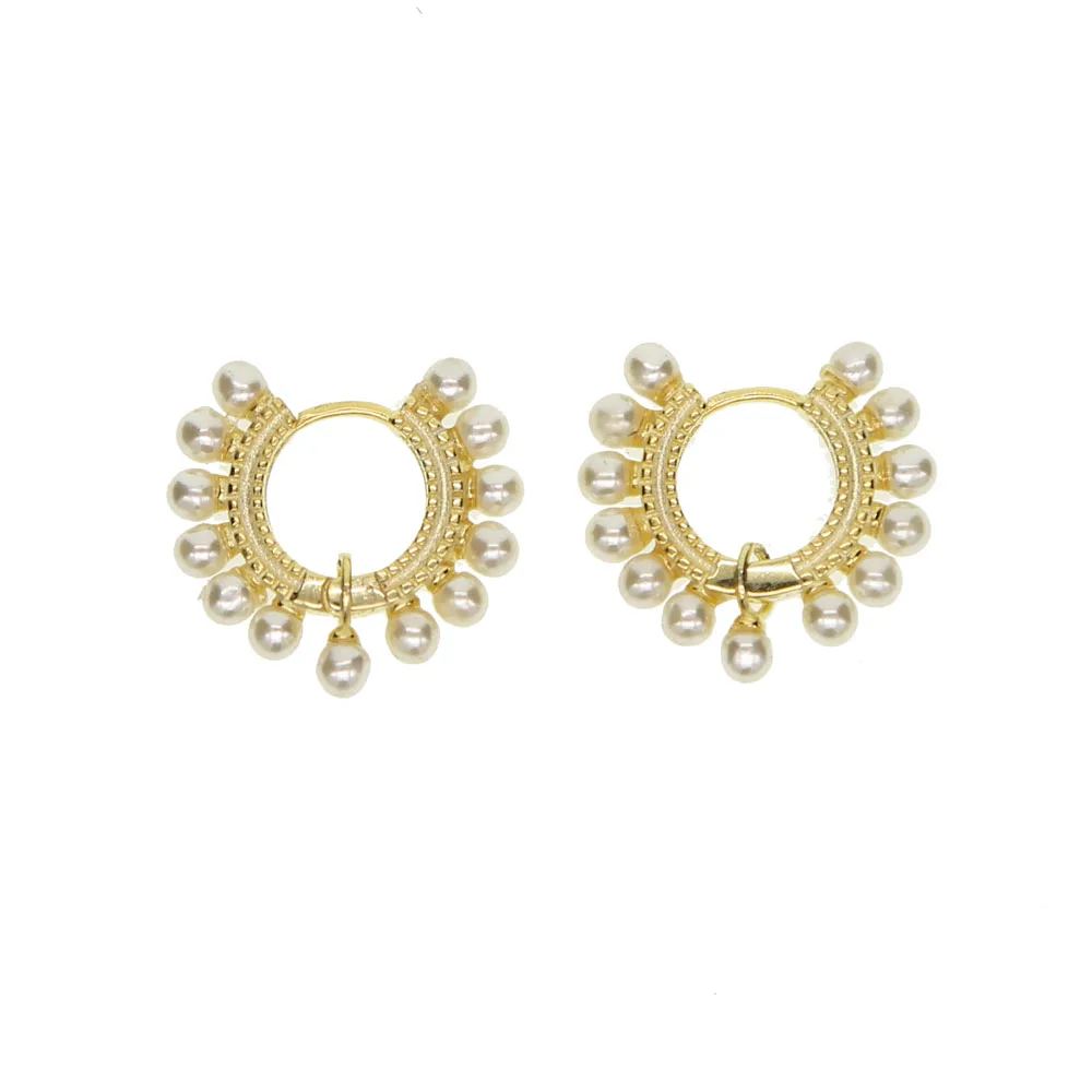 

100% 925 sterling silver pearl charm wedding brial gift jewelry three color sea pearl classic women girl dainty silver earring