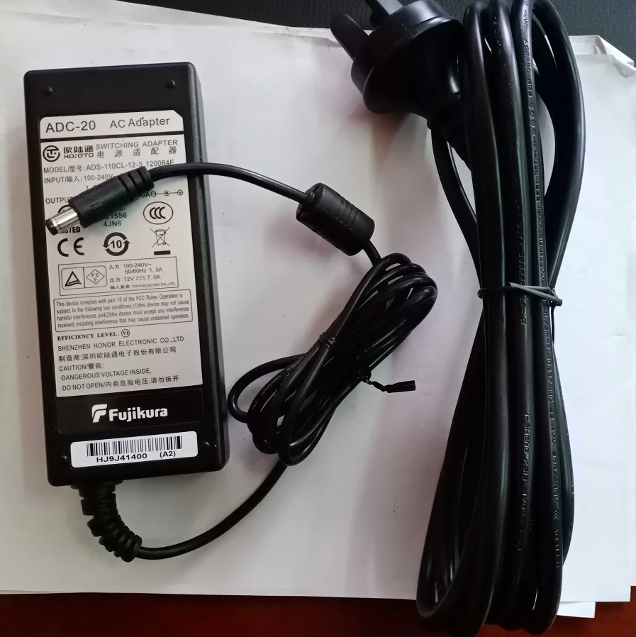 Original FSM- 87S/88S FSM-88C 87C Optical Fiber Splicing Machine Power Adapter Charger 87S 88S Battery Charging Made in Japan