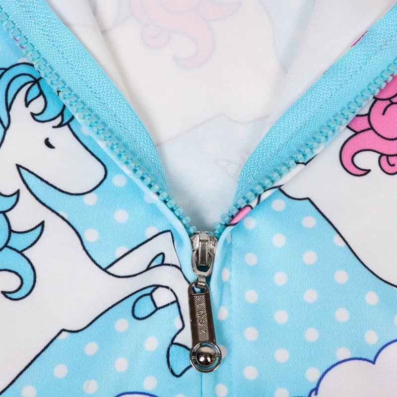 

2020 Baby Girls New Designed Cartoon Outwear Jackets Printed Cute Unicorn Spring Hooded jacket Hot Selling Children Clothes