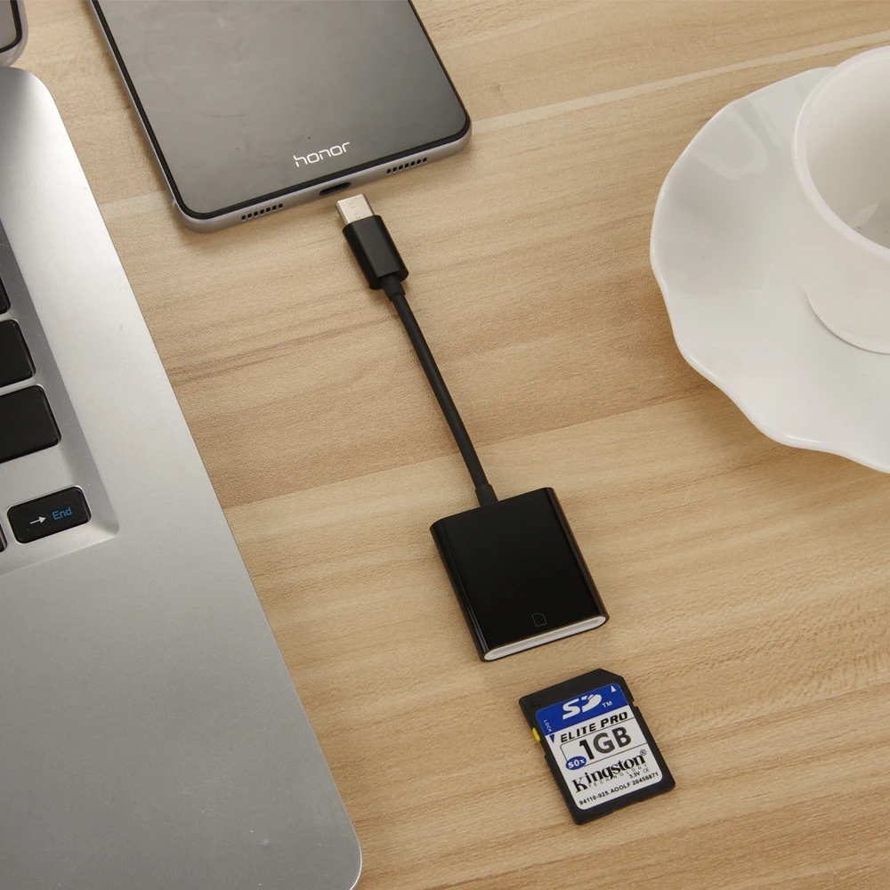 Флевер USB C Trail Game Camera Card Viewer Reader для смартфонов и планшетов MacBook Pro Type [с типом OTG) |