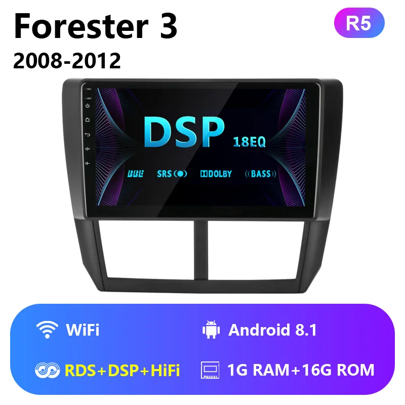 wifi with RDS DSP Jansite " RDS Wi-Fi автомобильное радио для Subaru Forester 3 2008-2012 Авторадио сенсорный экран для Android зеркало GPS-link плееры с рамкой - Цвет: wifi with RDS DSP