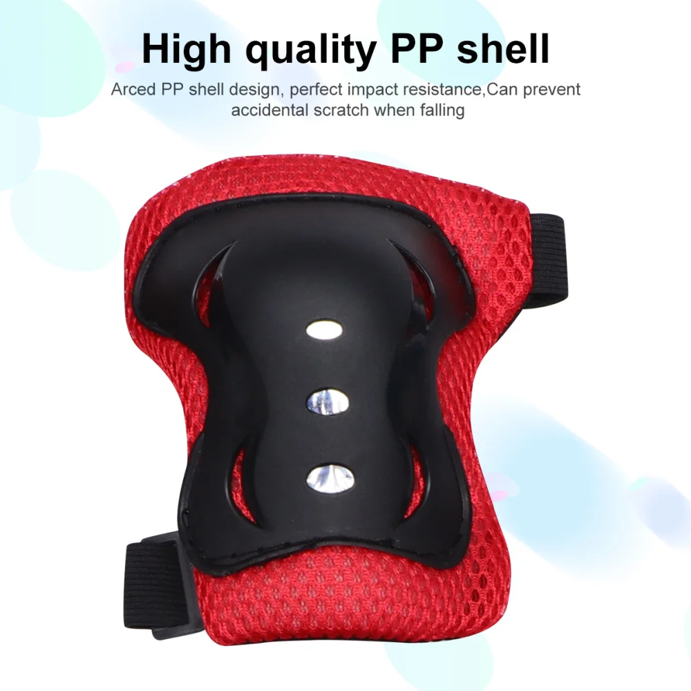 1 комплект из 6 предметов защитное снаряжение для катания на роликах утолщенная