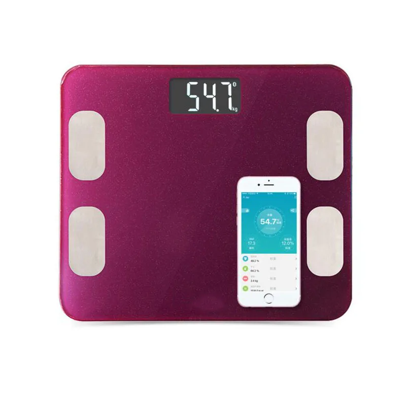 Приложение smart Bluetooth весы с анализатором жира человеческого тела Вес домашнего