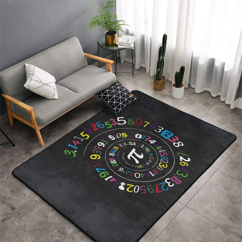 Goede Spiraal Math Symbool Gebied Tapijt Anti-Slip Comfortabele Yoga Mat Vloer Tapijt Home Decor Woonkamer Slaapkamer
