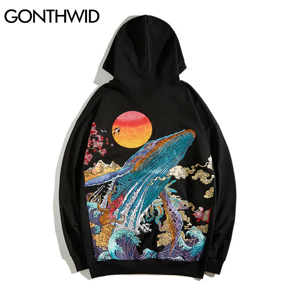 Толстовка мужская в стиле хип-хоп с вышивкой 2021 хлопковый пуловер капюшоном |