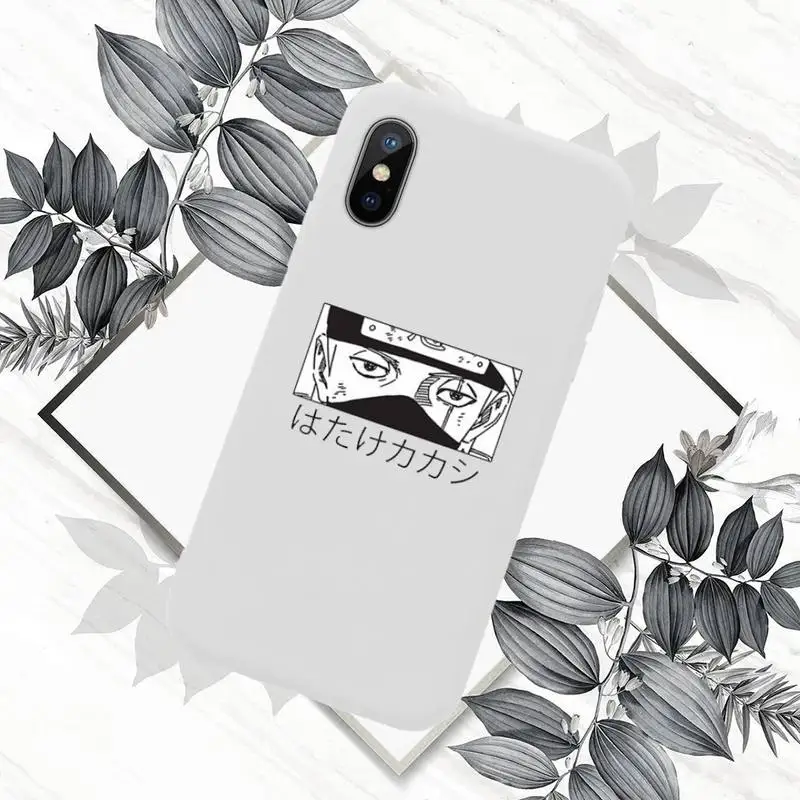 

Naruto uzumaki Itachi Uchiha Phone Case White Candy Color for iPhone 11 12 mini pro XS MAX 8 7 6 6S Plus X SE 2020 XR