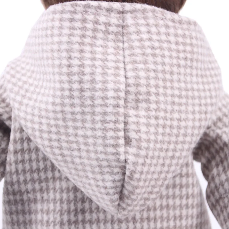 Зимняя Одежда для кукол шерсть ручная работа модный стиль 18 дюймов американская