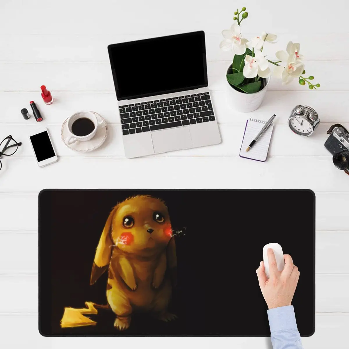 

Magic Pet Cute Anime Gaming Mouse Pad Office Table Mat Beautiful Landsca Large Rubber Mousepad for Gamer