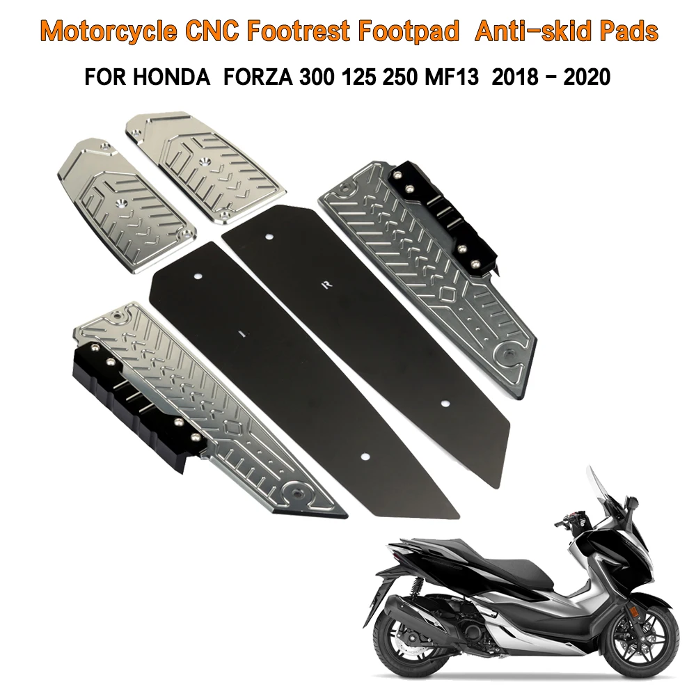 Нескользящие подножки для Honda Forza300 FORZA 300 250 125 2018 2019|Накладки и декоративные