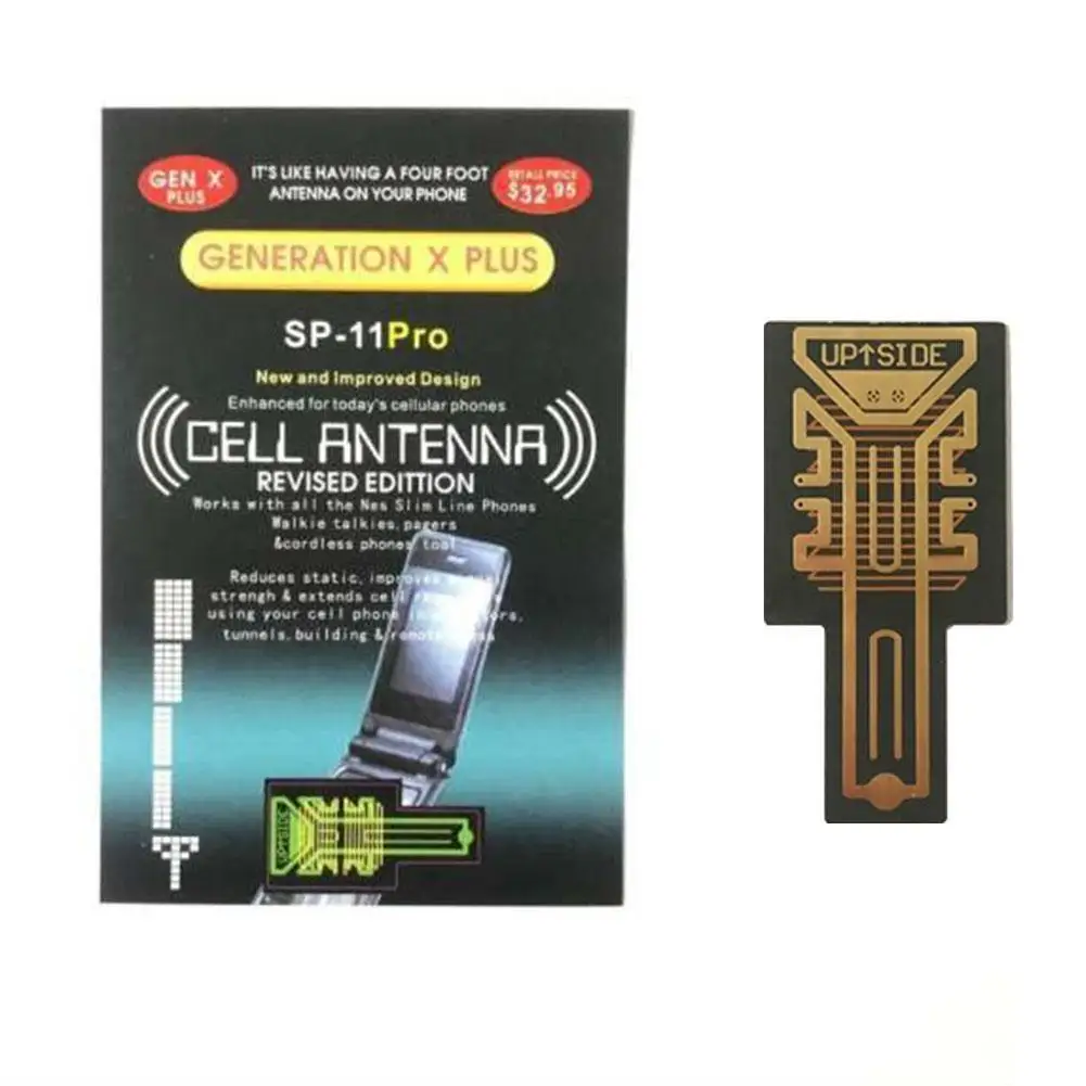 

Cell Phone Signal Enhancement Stickers Portable Antenna Stickers Sp-11pro Network Signal Amplifier Booster For Camping