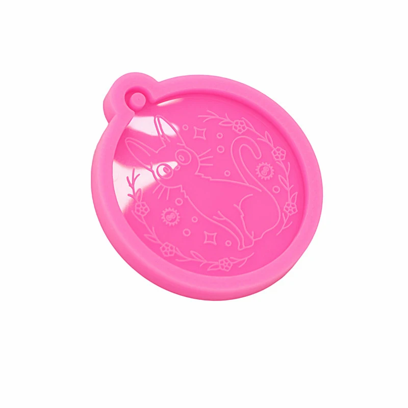 

Форма для силиконового брелока кошка