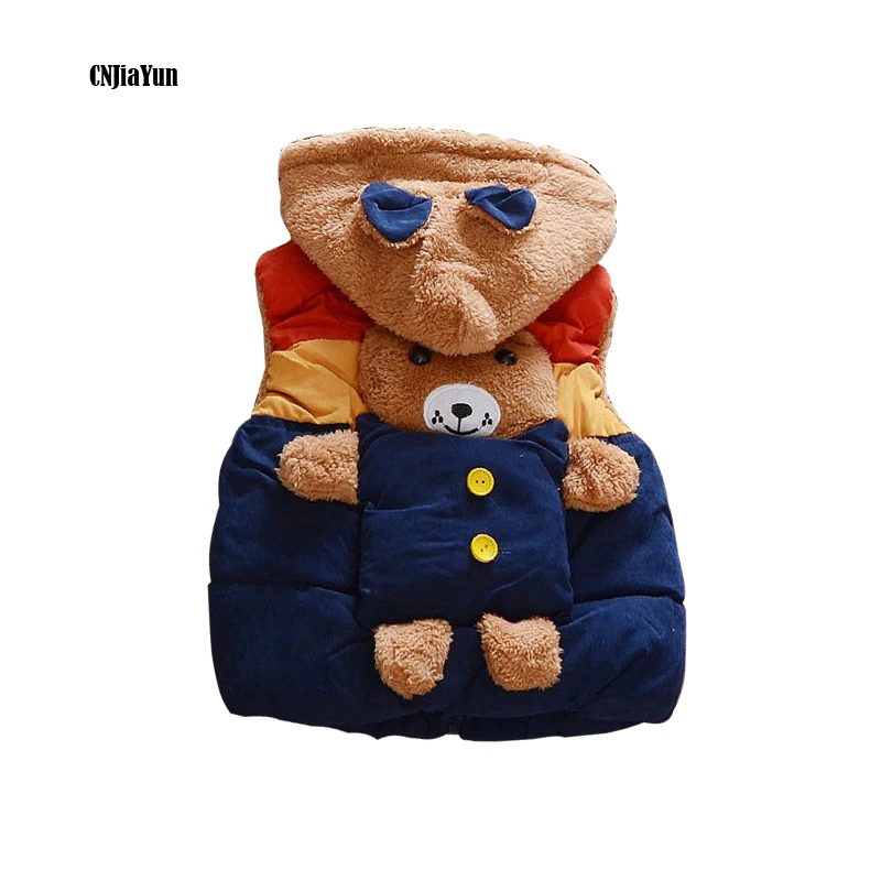 Новинка 2018 жилет для маленьких девочек и мальчиков зимнее теплое Детское пальто