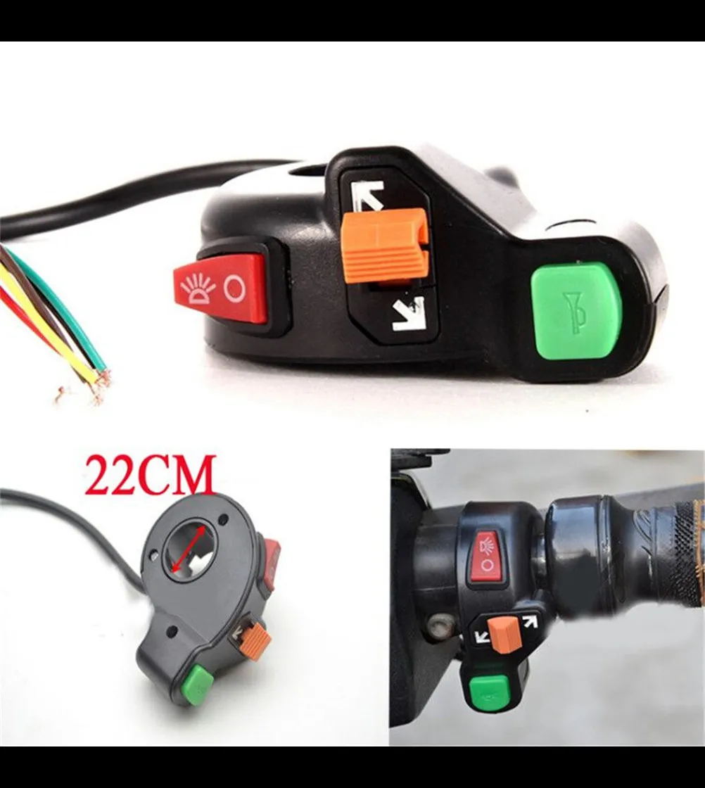Универсальная фара для мотоцикла скутера автомобиля поворотный переключатель BMW