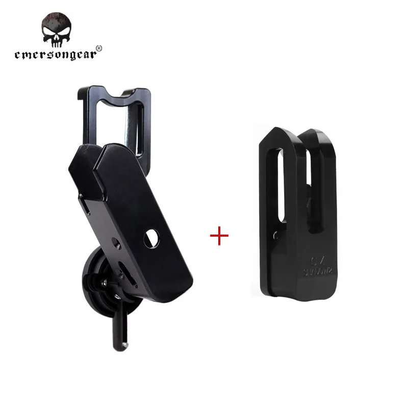 Горячая Emersongear IPSC алюминиевый гоночный мастер кобура и вставной блок для: CZ - Цвет: Full Set of Black CZ