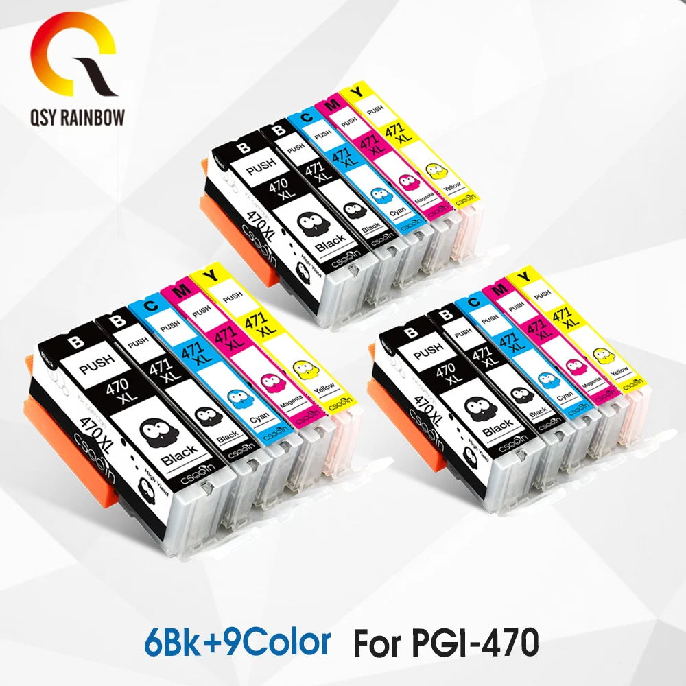15 шт. чернильный картридж для Canon 470 PGI470 PGI-470 PIXMA MG5740 MG6840 MG 5740 TS5040 | Компьютеры и офис