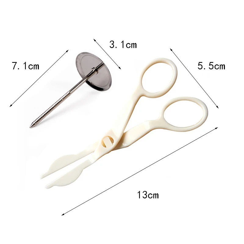 Пластиковые ножницы для крема и цветов нержавеющая сталь 2 шт./компл.|Украшения