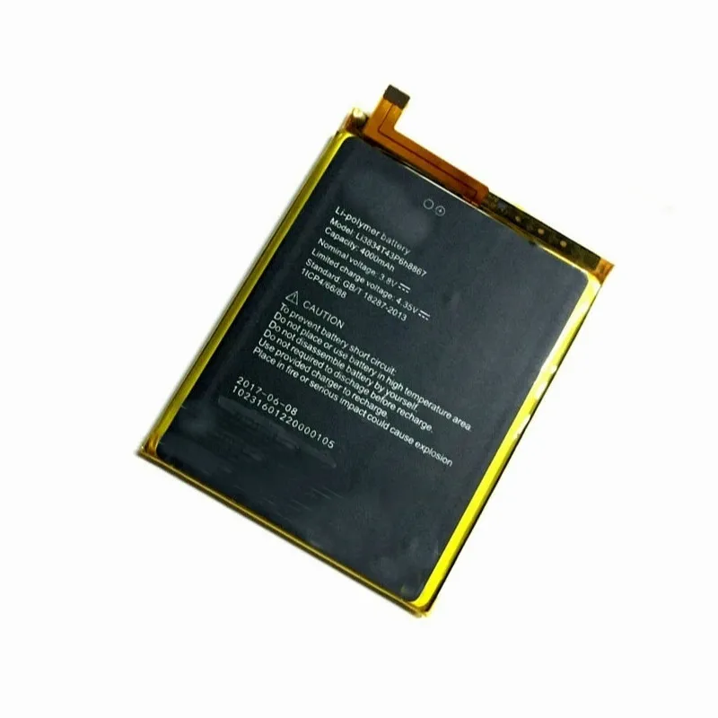 Аккумулятор Li3834T43P6H8867 4000 мАч Сменный аккумулятор для телефона UMI Super | Мобильные