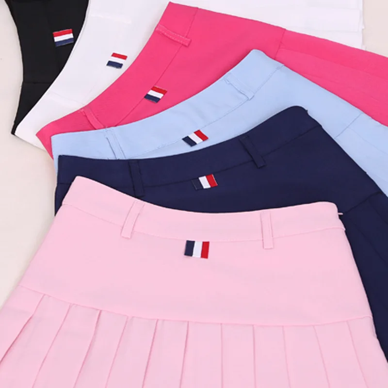 Милая короткая плиссированная юбка для женщин 2021 мини с высокой талией белые