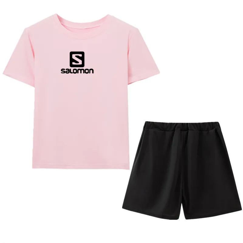 

Tracksuit Male 2021 Men Clothing Sportswear Set Fitness Summer Print Men Shorts + T shirt Men's Suit 2 Pieces Sets