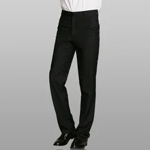 Pantalon classique pour hommes, décontracté, Long, noir, Slim, formel, Business, loisirs, nouveau Style, automne  (3)