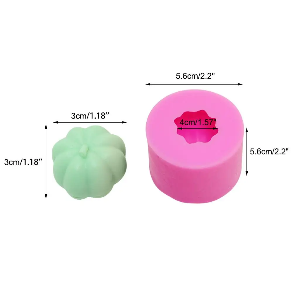 Форма Тыква на Хэллоуин помадка DIY ремесло Мыло свечная глина силиконовые формы 3D