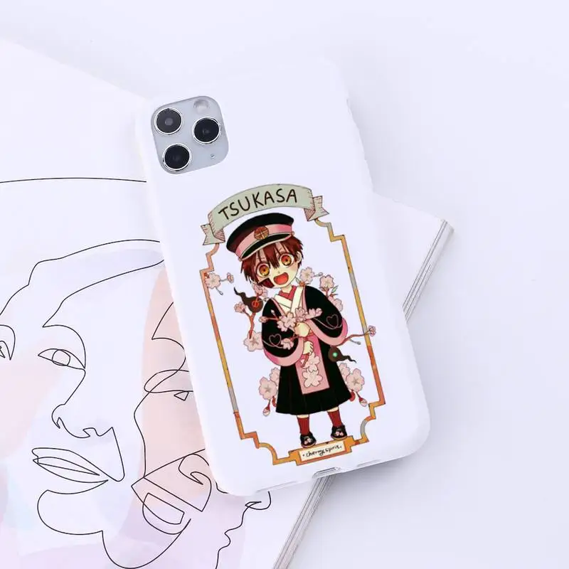 

Japan anime Toilet Bound Hanako Kun Phone Case Candy Color for iPhone 6 7 8 11 12 s mini pro X XS XR MAX Plus