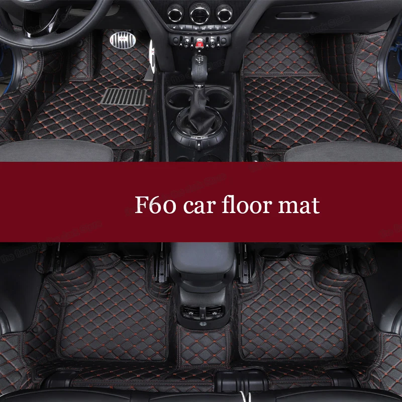 Lsrtw2017 волоконно Кожаный Автомобильный интерьерный напольный коврик для mini countryman